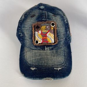 Denim Hat  - loaded with details
